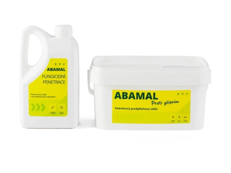 ABAMAL Proti plísním 5L + Fungicidní penetrace 2L- Bílá