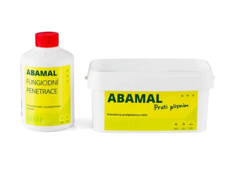 ABAMAL Proti plísním 2.5L + Fungicidní penetrace 1L- Bílá